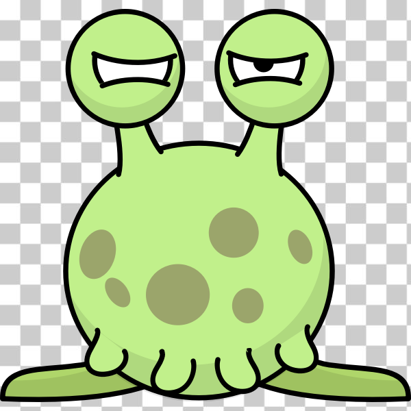 SVG Unimpressed alien