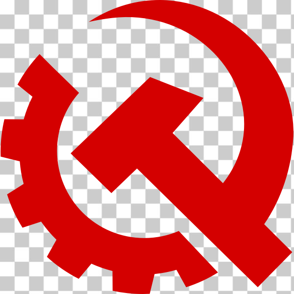SVG US communism party sign vector image