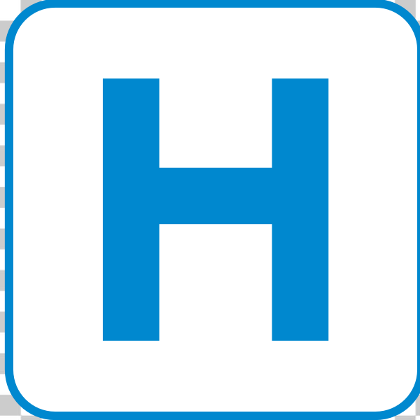 SVG US National Park Maps pictogram for a medical centre vector image