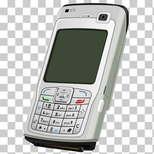 SVG Vector clip art of Nokia mobile device clip art