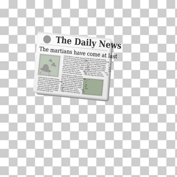 SVG Vector illustration of 039039The Daily News039039