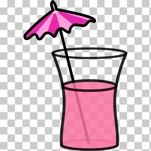 SVG Vector illustration of cocktail