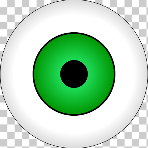 SVG Vector illustration of green eye iris