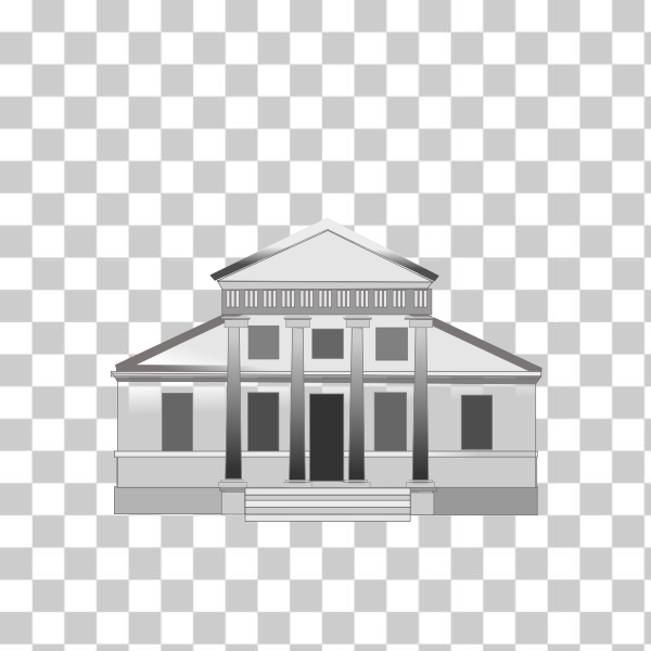 SVG Vector illustration of villa