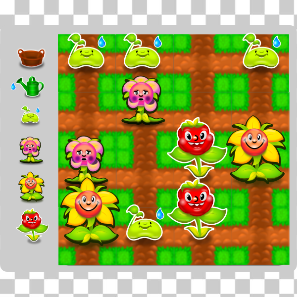 SVG Vector image of mobile phone game graphics