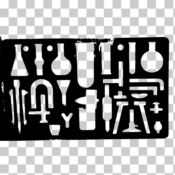 Free: SVG Vector image of template shapes of laboratory instruments ...