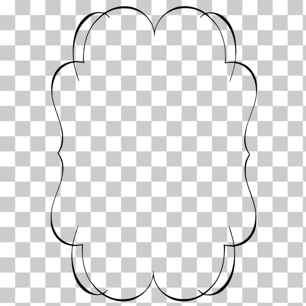 SVG Vintage calligraphy frame border vector illustration