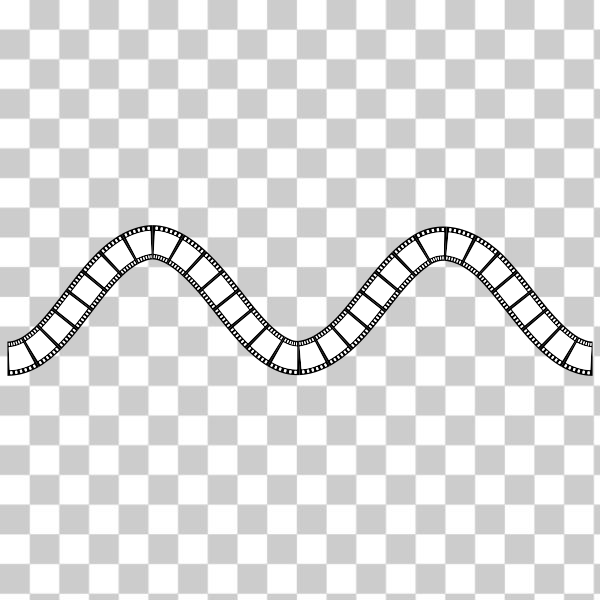 SVG Wavy film strip