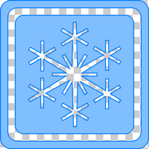 SVG Winter season sign vector image