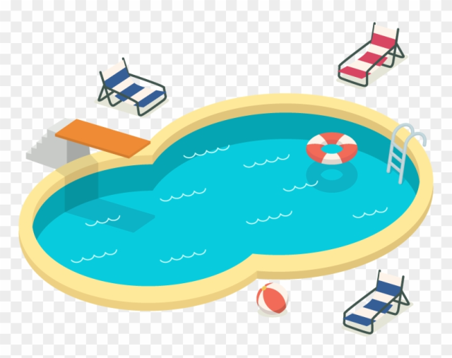 Swimming Pool Euclidean Vector Clip Art - Clip Art Of Swimming Pool Png