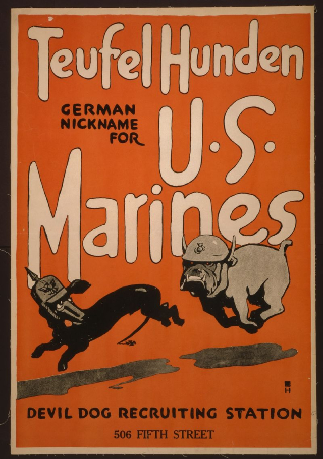 Teufel hunden, German nickname for U.S. | Free Photo - rawpixel