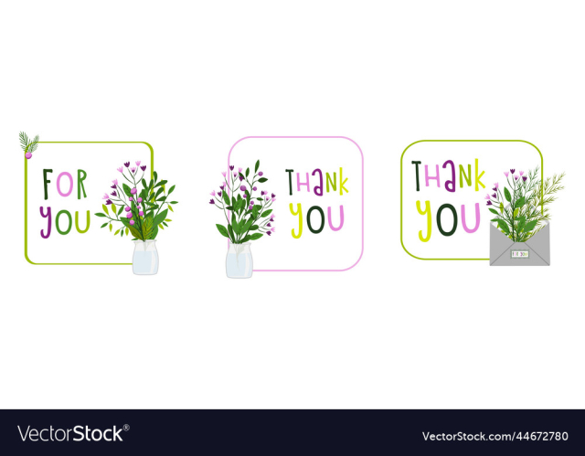 thank you appreciation gratitude floral leaves