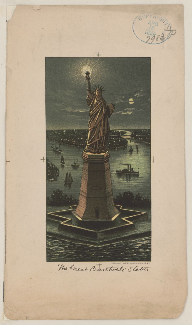 The great Bartholdi statue (1884) | Free Photo - rawpixel