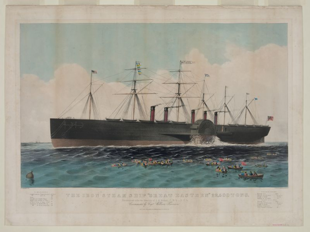 The iron steam ship "Great | Free Photo - rawpixel