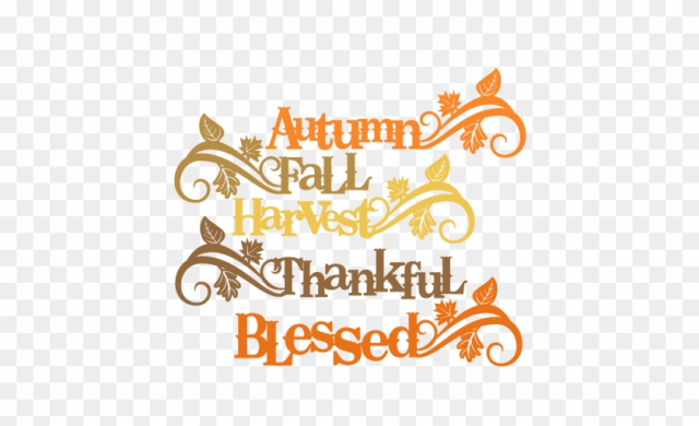 The Word Fall Clipart - Fall Word Clip Art