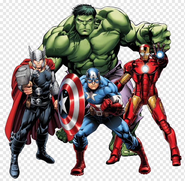 Marvel Cartoon Thor Hulk outlets Iron man Captain America Blu Ray