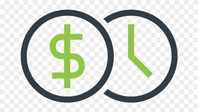 Free: Time Money - Cost Saving Icon Png - nohat.cc