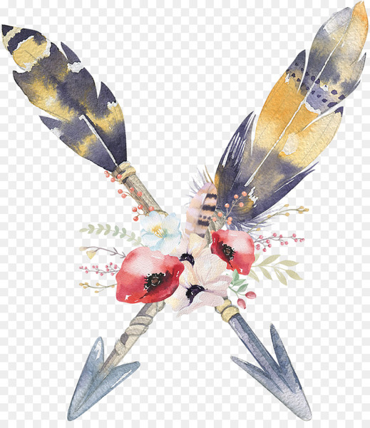 Tipi Watercolor painting Child - child