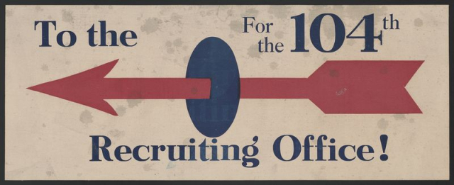 To the recruiting office! for the 104th | Free Photo - rawpixel