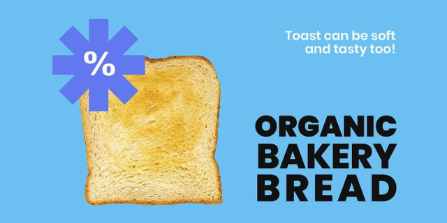 Toast breakfast Twitter post template, | Free Vector Template - rawpixel