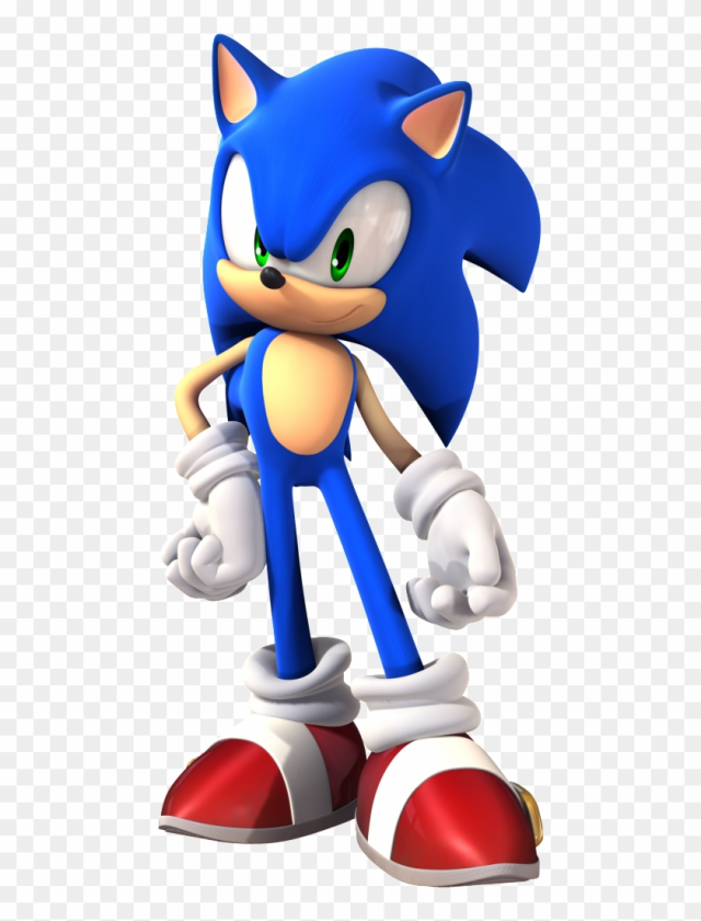Todos Los Renders De Sonic - Super Mario And Sonic