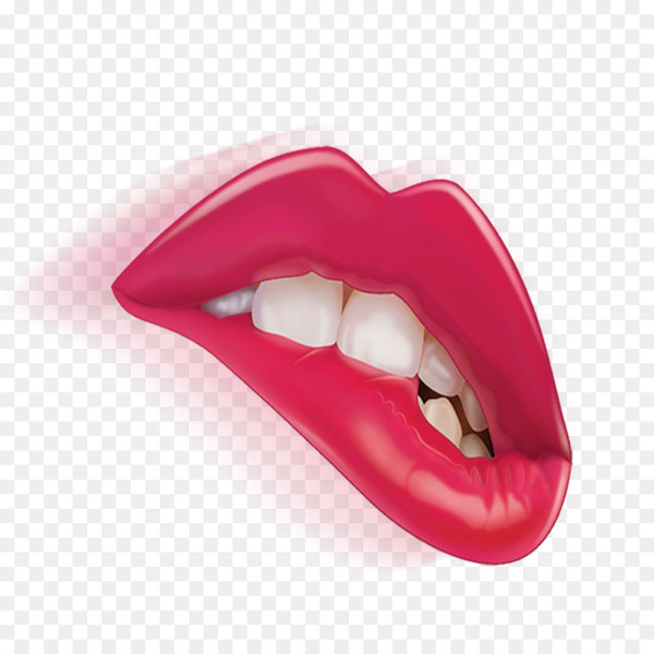 Tooth Lip Biting - Bite lips