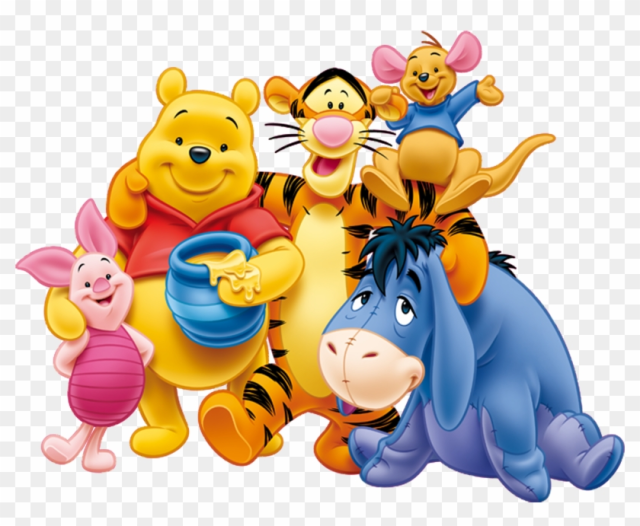 Transparent Winnie The Pooh And Friends - Winnie The Pooh Png
