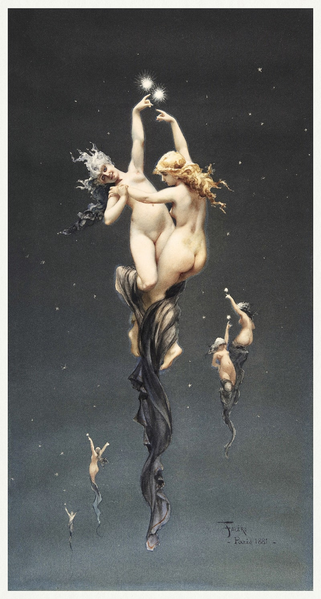 Twin Stars (1851–1896) by Luis | Free Photo Illustration - rawpixel