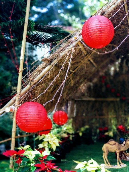 Two Red Ball Lanterns