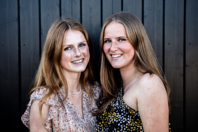 Two Women Smiling
