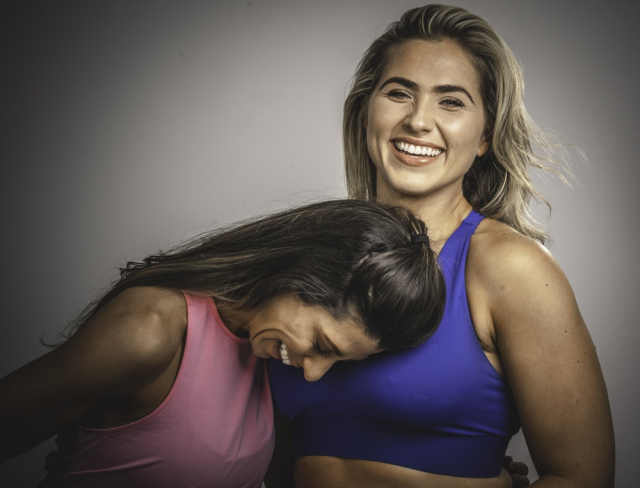 Two Women Smiling