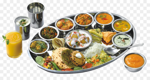 Vegetarian cuisine Indian cuisine Roti Farsan Thali - Khana