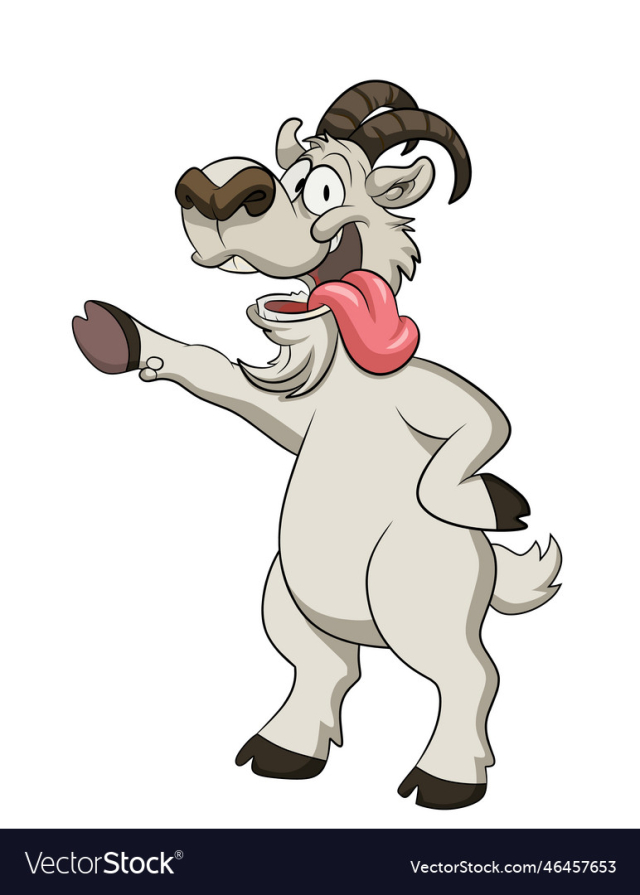 very cute goat animal