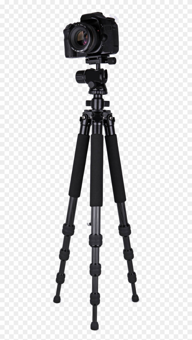 Video Camera Tripod Png Image - Video Camera On Tripod Png
