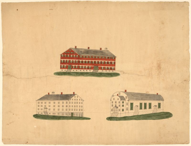 Vintage buildings illustration | Free Photo - rawpixel