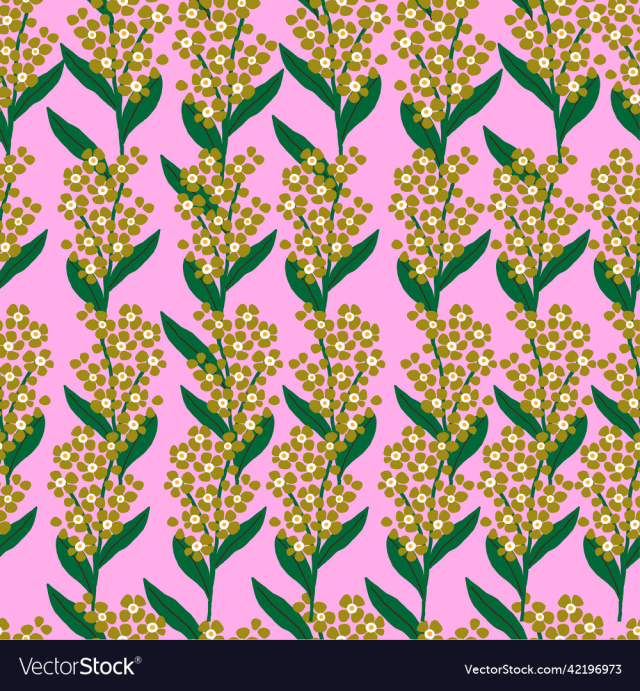 vintage floral background seamless pattern