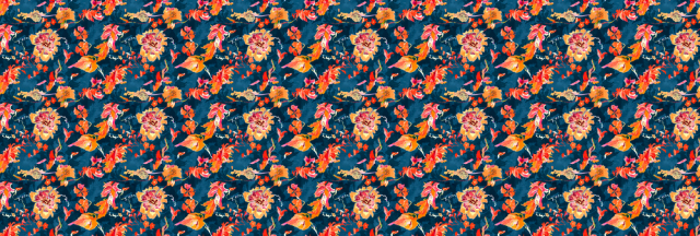 Vintage Floral Pattern Design