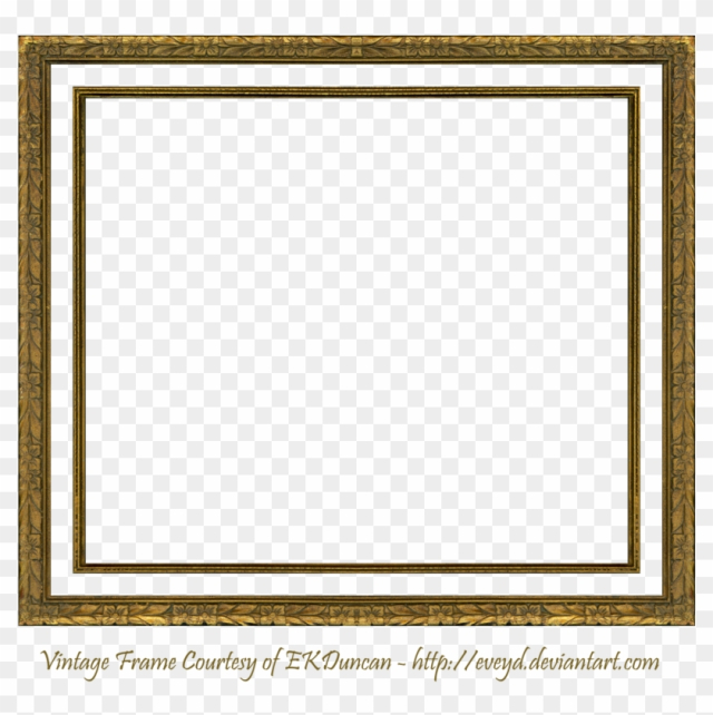 Vintage Gold Frames Clip Art Clipart - Deviant Art Frames
