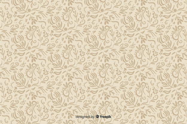 Vintage ornamental flowers background Free Vector
