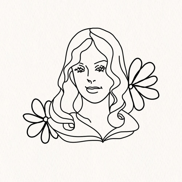 Virgo horoscope, woman doodle vector | Free PSD Illustration - rawpixel