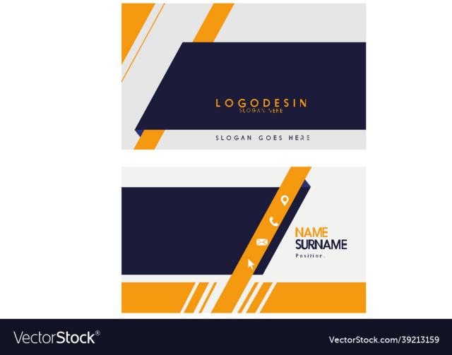 visiting card design