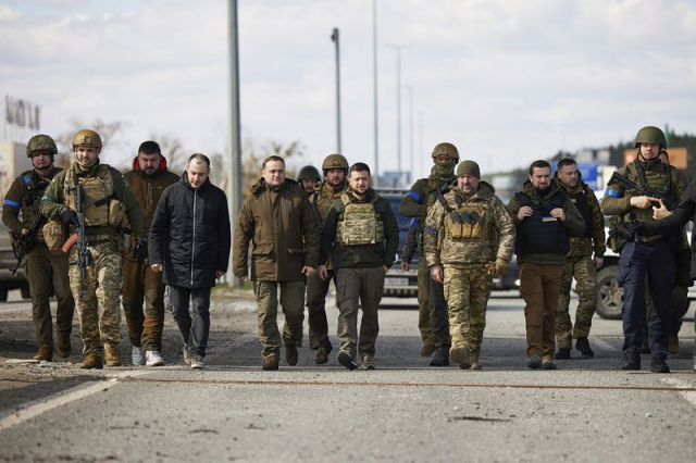 Volodymyr Zelenskyy visited Bucha. April | Free Photo - rawpixel