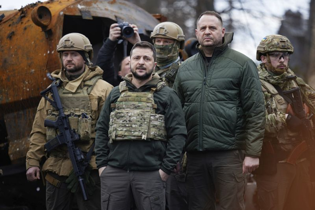 Volodymyr Zelenskyy visited Bucha. April | Free Photo - rawpixel
