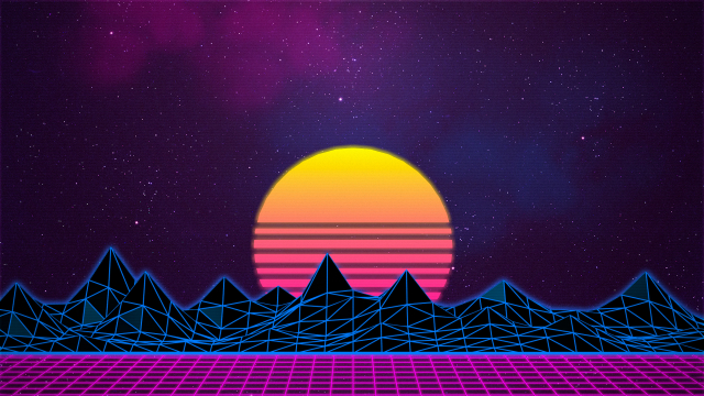 Wallpaper : Retrowave, purple background, pink, vaporwave ...