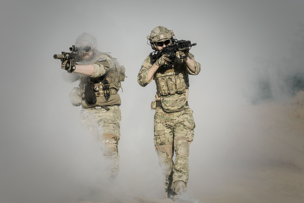 War, Desert, Guns, Gunshow, Soldier, Action, Smoke