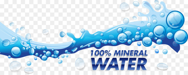 Water Drop Splash Euclidean vector Illustration - Blue water drops vector material