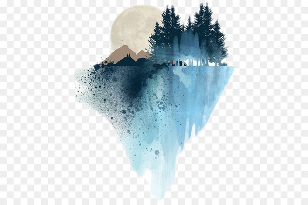 Watercolor painting Art Drawing Landscape painting - painting 