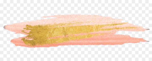 Watercolor painting Orange Gold Paint Brushes - paint