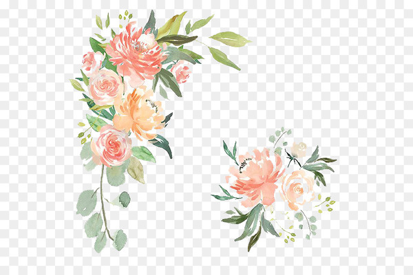 Wedding invitation Watercolour Flowers Paper Sweet sixteen - wedding