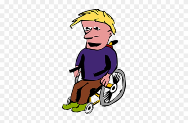 Wheelchair Disability Man Clip Art - Wheelchair Disability Man Clip Art